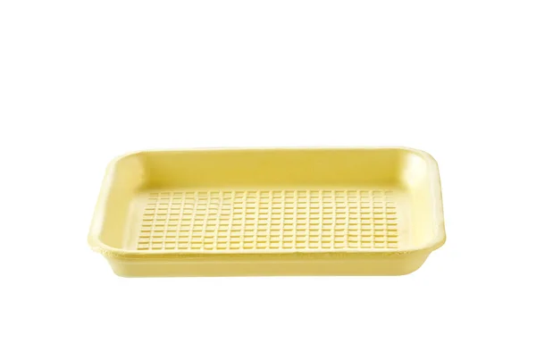 Yellow Plastic Box Design Logo Can Used Microwave Oven Clipping — Fotografia de Stock
