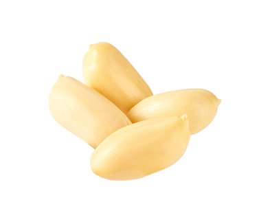 delicious roasted peanuts isolated isolated on white background.