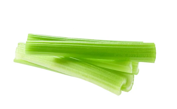 Celer Celer Izolovaný Stonek Celeru Bílém Pozadí — Stock fotografie