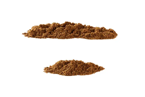 Heap Cinnamon Powder Isolated White Background — Stock Photo, Image