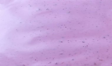 Yabanmersinli yoğurdun menekşe deseni. Yaklaş..