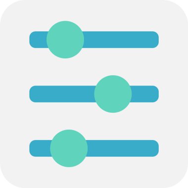 Basit ses eşitleyici simgesi.