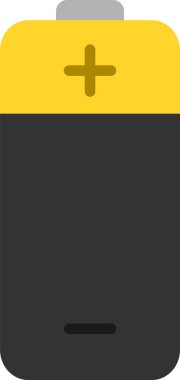 Sarı pil. Sarı pil simgesi.