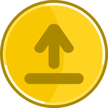 Altın yükleme simgesi. Altın gönderme simgesi.