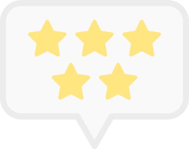 Beş Yıldızlı Balon Simgesi