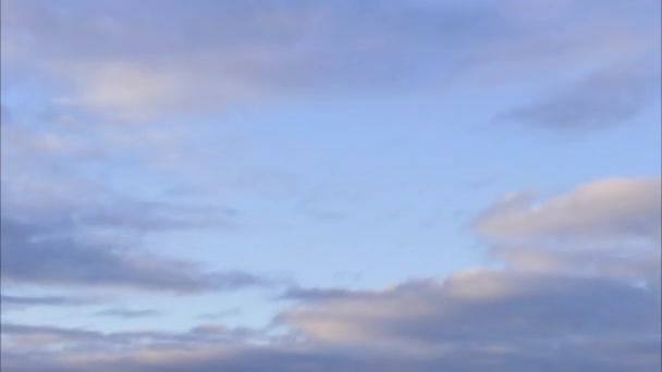 Himmel Zeitraffer Schöner Hintergrund Himmel Zeitraffer Von Wolkenkratzern Blauer Himmel — Stockvideo