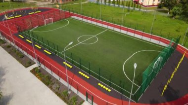 Futbol mini saha hava fotoğrafçılığı