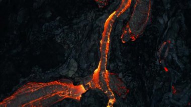 Ateş Irmakları: Havai Lav Akışı 'nın Büyüleyici İnsansız Hava Aracı