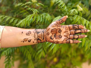Enfes Hint ve Pakistanlı Mehndi Büyüleyici Mücevher İlhamı ile Geleneksel Henna Sanatı Tasarladı