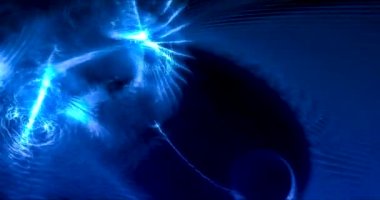 Swirling plasma electric background video. Abstract and hypnotic motion. Astral projection or nebulous movement.