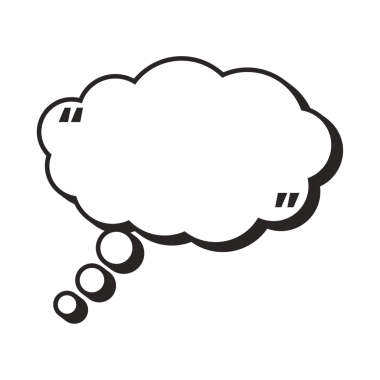 Konuşma baloncuğu çizili el