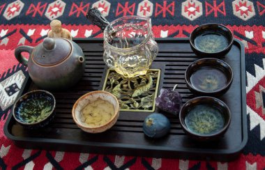 Geleneksel Çince çay seti