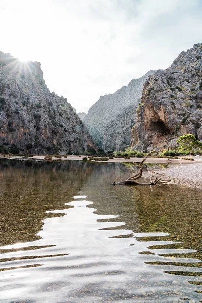 Wanderurlaub Mallorca Spanien Schönes Bild Mit Landschaft Der Serra Tramuntana — Stockfoto