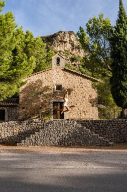 Mayorka 'da San Lorenzo Kilisesi denen eski kilise, Balear Adaları, İspanya. 