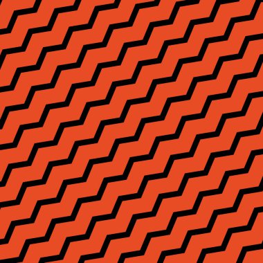 Soyut zigzag çizgileri renkli geometrik dikişsiz desen arkaplanı. Vektör illüstrasyon poster afiş tasarımı