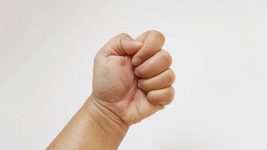 El insan ifadesi karalama yapar. İletişim dili beyaz arkaplanda izole edilmiş pozlar verir