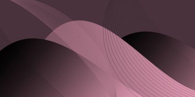Renkli geometrik çizgi şekilli soyut kavramlı mor arkaplan. Vektör illüstrasyon tasarımı