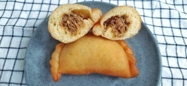 Panada ekmeği, Endonezya usulü kızarmış çerez. Yemek Fotoğrafçılığı Sunumu