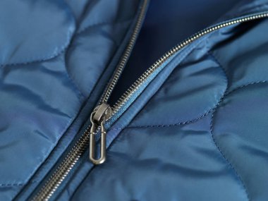 Fermuarlı mavi fermuar