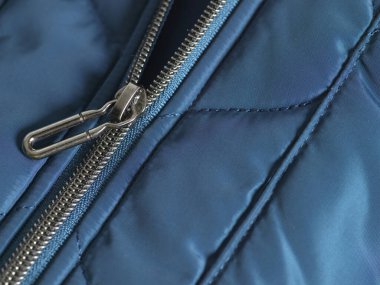 Fermuarlı mavi fermuar