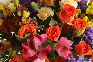 Renkli çiçek arka planı. bahar çiçeği kartı