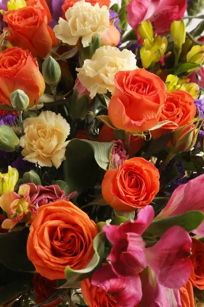 Renkli çiçek arka planı. bahar çiçeği kartı