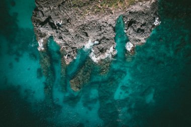 güzel bir plaj tropikal bir adada