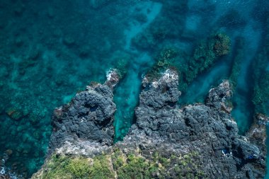 güzel bir plaj tropikal bir adada