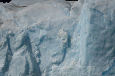 Perito Moreno Buzulu, El Calafate, Arjantin 25 Ocak 2023: Güney Amerika buzullarından biri. Yüksek kalite fotoğraf