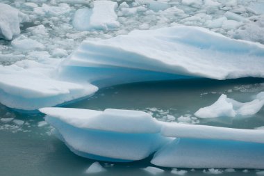 Perito Moreno Glacier, El Calafate, Argentina on January 25, 2023: here one of the South American glaciers. High quality photo