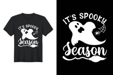 Its Spooky Season, Halloween T Shirt Design clipart