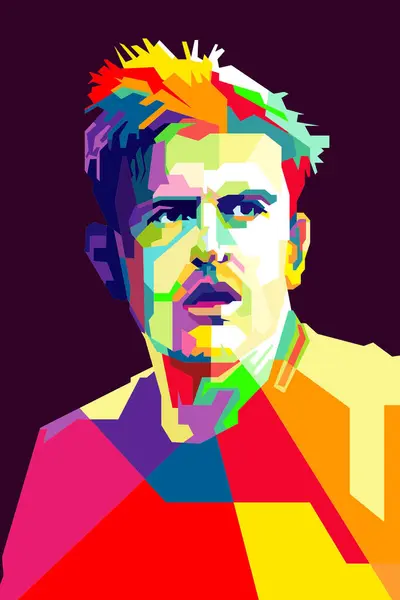 stock vector Vector Harry McGuire English Footballer Pop Art WPAP 