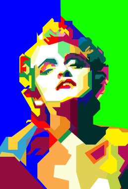 Madonna 80 'lerin pop şarkıcısı Pop Art WPAP. Madonna Louise Ciccone, bilinen adıyla Madonna, popüler kültürün en etkili isimlerinden biri olarak kabul edilen Amerikalı şarkıcı, söz yazarı ve aktris.. 