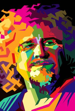 Sammy Hagar Rock Yıldızı Pop Sanatı WPAP