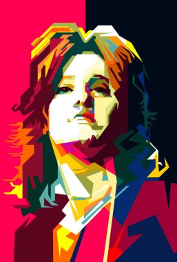 Suzi Quatro 'nun pop sanatları WPAP' si, 70 'lerin ABD' li rock and blues şarkıcısı ve müzisyeni.
