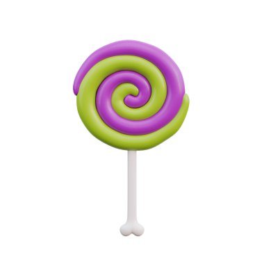 3D Cadılar Bayramı şekeri ve tatlı soyutlanmış şeker, şeker mi şaka mı partisi, Ekim bayramı, 3D