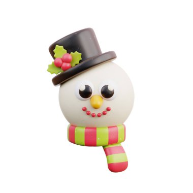 3D sevimli kardan adam, Mutlu Noeller ve mutlu yıllar, 3D sunum