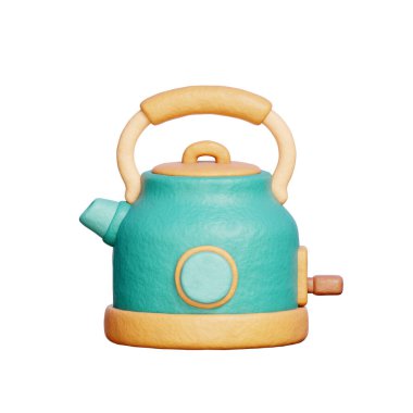 Elektrikli Kettle, Mutfak Malzemeleri, Pişirme ve Pişirme Elemenleri, 3B Hazırlama.