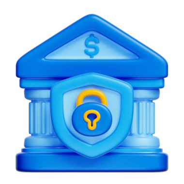 Bankacılık Güvenliği, Bankacılık Finans Servisi, 3D sunum.