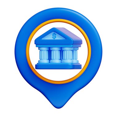 Banka Konumu, Bankacılık Finans Servisi, 3D görüntüleme.