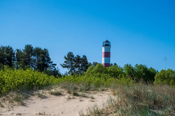 Leuchtturm Der Estnischen Küste Der Küste Der Russischen Grenze Estland — Stockfoto
