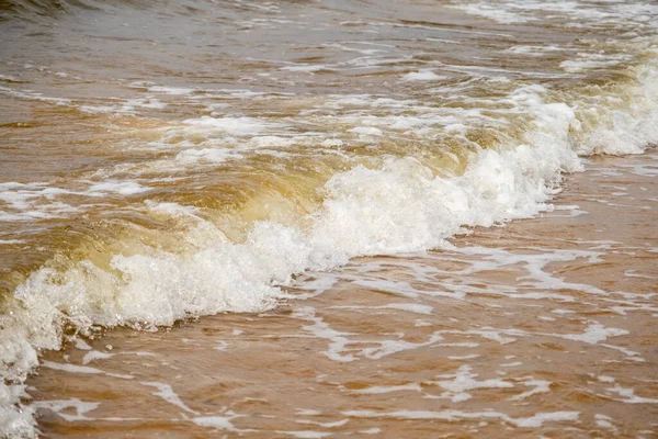 Atmospheric Landscapes Dramatic Baltic Sea Waves Water Splashes Environment Volatile — Stock Photo, Image