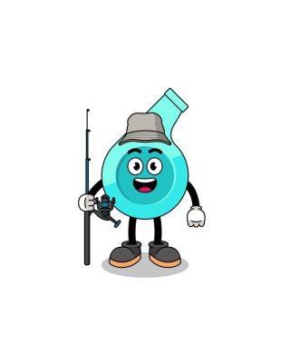 Islık balıkçısının maskotu, karakter tasarımı