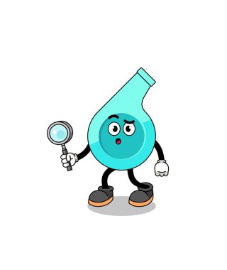 Islık arama maskotu, karakter tasarımı