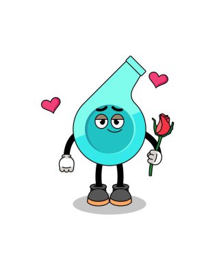 Düdük maskotu aşık oluyor, karakter tasarımı