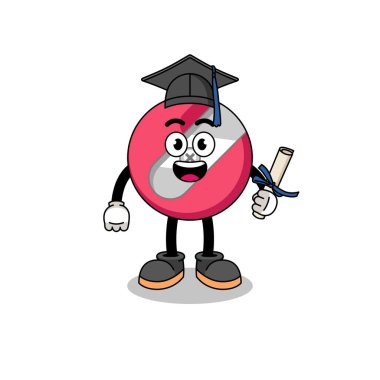 Mezuniyet maskotu kalem açacağı.