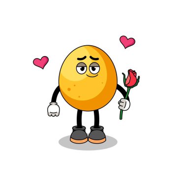 Altın yumurta maskotu aşık oluyor, karakter tasarımı