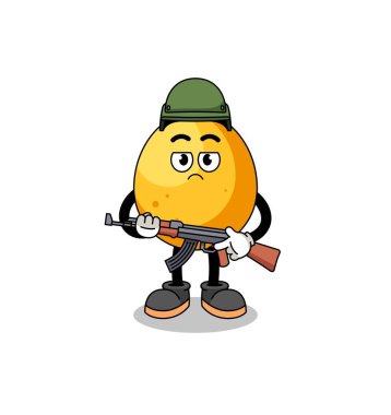 Altın Yumurta Asker çizgi filmi, karakter tasarımı.