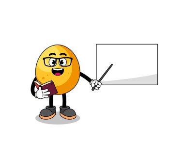 Altın Yumurta Öğretmeni 'nin maskot çizgi filmi, karakter tasarımı