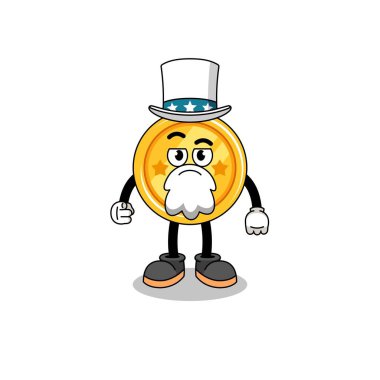 Madalya çizgi filminin tasviri. Senden bir jest ve karakter tasarımı istiyorum.